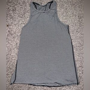 Lululemon All Tied Up Tank size 4 Tonka Stripe Black White